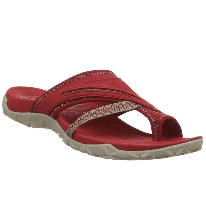 Pantoufles Orthopédiques Nora Femme - Rouge