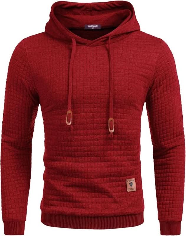 Sweat à capuche Paul pour Homme | Maille gaufrée, poignets passe-pouce 10