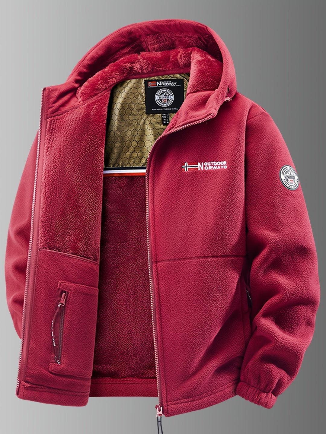 Veste Polaire Noah | Coupe-Vent, Capuche Ajustable Homme 2